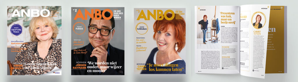 Onze case voor: ANBO - Herpositionering en magazine